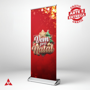 Banner Roll up Completo lona 280g 80x200cm Todo Colorido   