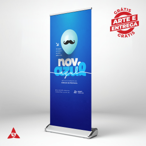 Banner Roll up Completo lona 280g 80x200cm Todo Colorido   